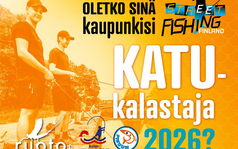 Mainos Joensuun Street Fishing-kilpailusta